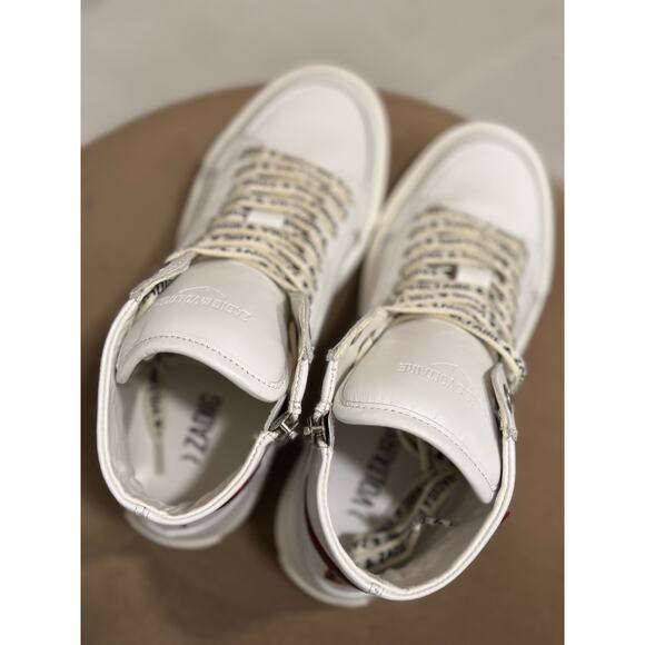 Zadig & Voltaire High Flash High-Top Sneakers in Power - Picture 7 of 9